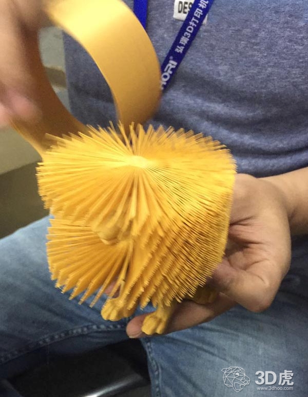 揭秘：长毛狮子是怎样3D打印出来的？